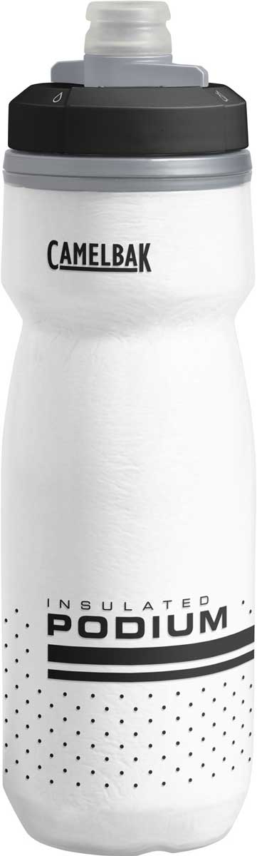 CamelBak Podium Chill Water Bottle 21 oz in White and Black